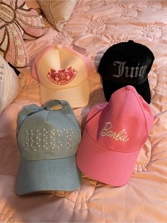Juicy Couture Other - Juicy Couture Pink 'Barbie' hat bundle